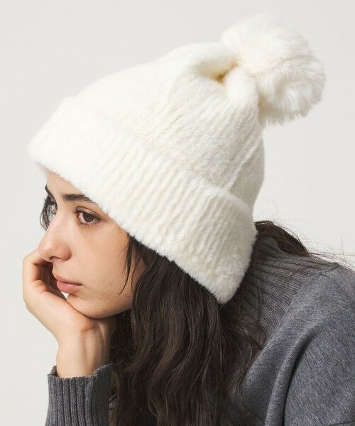 green label relaxing / グリーンレーベル リラクシング ニットキャップ | ニットシャギー ポンポンキャップ / ニットキャップ | 詳細1