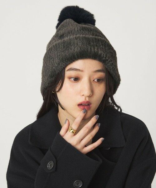 green label relaxing / グリーンレーベル リラクシング ニットキャップ | ニットシャギー ポンポンキャップ / ニットキャップ | 詳細12