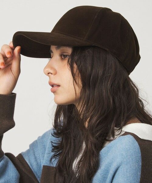 green label relaxing/グリーンレーベル リラクシング 起毛バイザー キャップ / 帽子 MD. BROWN FREE green label relaxing/グリーンレーベル リラクシング 起毛バイザー キャップ / 帽子 MD. BROWN FREE