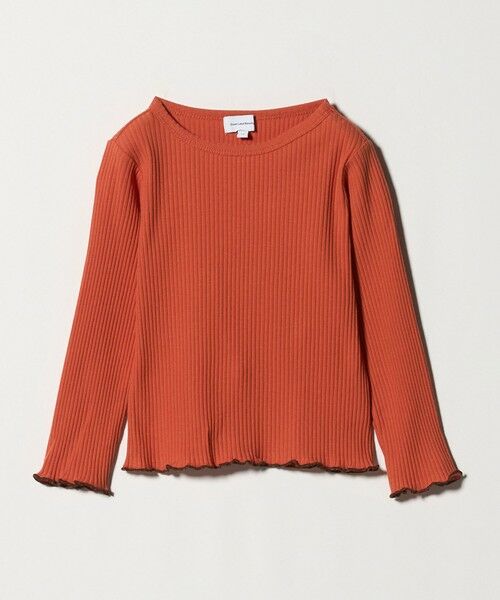 green label relaxing / グリーンレーベル リラクシング カットソー | 起毛レースキャミ×テレコロング Tシャツ セット / キッズ | 詳細11