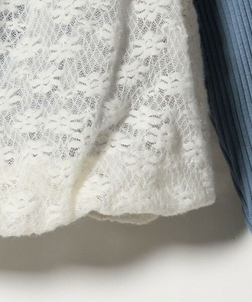 green label relaxing / グリーンレーベル リラクシング カットソー | 起毛レースキャミ×テレコロング Tシャツ セット / キッズ | 詳細23