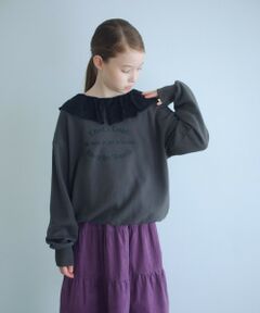 green label relaxing / グリーンレーベル リラクシング スウェット | レースエリ 裏毛プルオーバー / キッズ  100cm-160cm