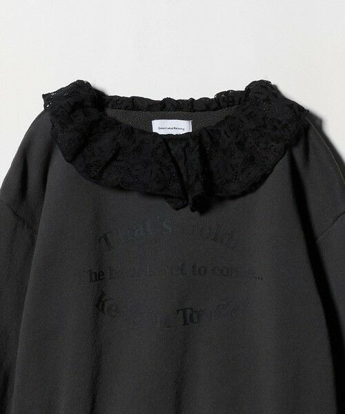 green label relaxing / グリーンレーベル リラクシング スウェット | レースエリ 裏毛プルオーバー / キッズ  100cm-160cm | 詳細9