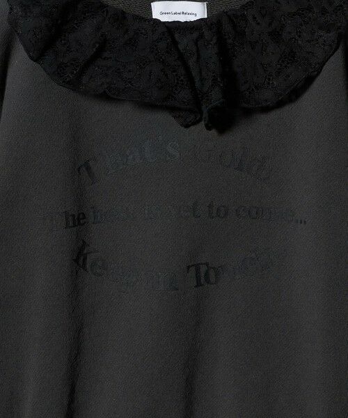 green label relaxing / グリーンレーベル リラクシング スウェット | レースエリ 裏毛プルオーバー / キッズ  100cm-160cm | 詳細11