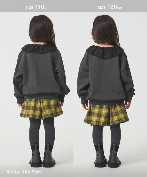 green label relaxing / グリーンレーベル リラクシング スウェット | レースエリ 裏毛プルオーバー / キッズ  100cm-160cm | 詳細6