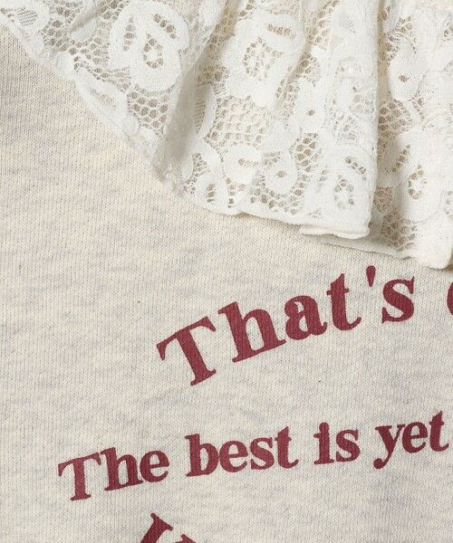 green label relaxing / グリーンレーベル リラクシング スウェット | レースエリ 裏毛プルオーバー / キッズ  100cm-160cm | 詳細27