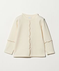 green label relaxing / グリーンレーベル リラクシング カットソー | 配色メロー起毛 テレコトップス / キッズ  100cm-160cm