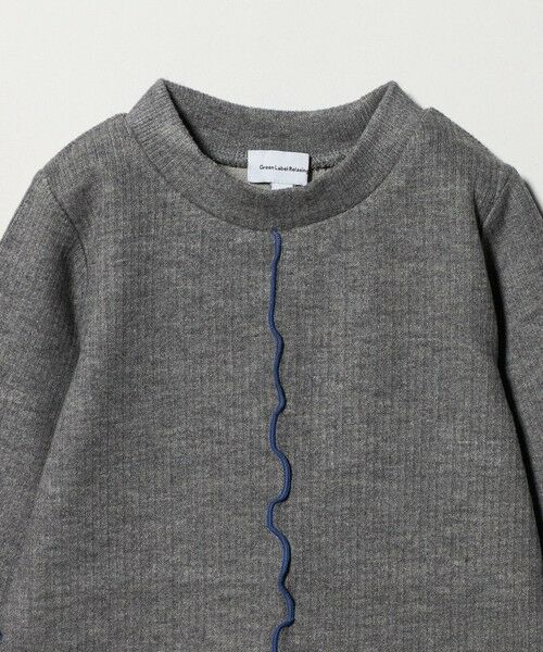 green label relaxing / グリーンレーベル リラクシング カットソー | 配色メロー起毛 テレコトップス / キッズ  100cm-160cm | 詳細17