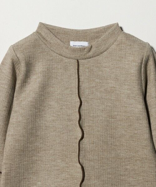 green label relaxing / グリーンレーベル リラクシング カットソー | 配色メロー起毛 テレコトップス / キッズ  100cm-160cm | 詳細24