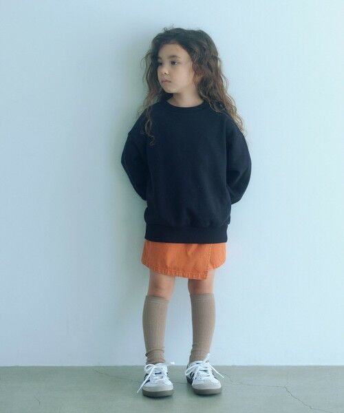 green label relaxing / グリーンレーベル リラクシング スウェット | 【WEB限定】裏毛 クルーネック プルオーバー / スウェット / トレーナー / キッズ 100cm-160cm | 詳細1