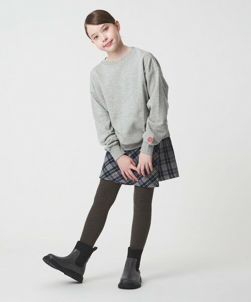 green label relaxing / グリーンレーベル リラクシング スウェット | 【WEB限定】裏毛 クルーネック プルオーバー / スウェット / トレーナー / キッズ 100cm-160cm | 詳細8