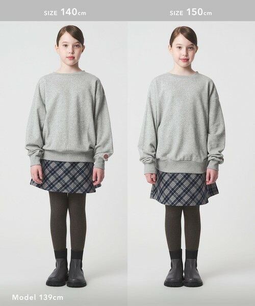 green label relaxing / グリーンレーベル リラクシング スウェット | 【WEB限定】裏毛 クルーネック プルオーバー / スウェット / トレーナー / キッズ 100cm-160cm | 詳細9