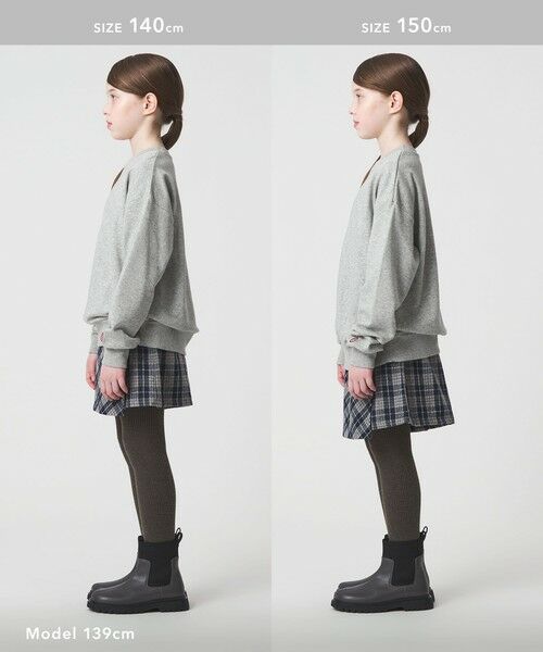 green label relaxing / グリーンレーベル リラクシング スウェット | 【WEB限定】裏毛 クルーネック プルオーバー / スウェット / トレーナー / キッズ 100cm-160cm | 詳細10