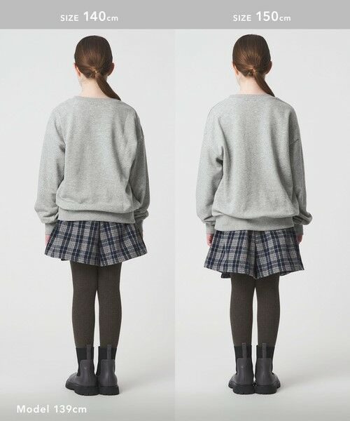 green label relaxing / グリーンレーベル リラクシング スウェット | 【WEB限定】裏毛 クルーネック プルオーバー / スウェット / トレーナー / キッズ 100cm-160cm | 詳細11