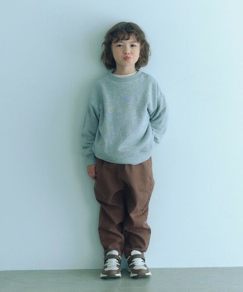 green label relaxing / グリーンレーベル リラクシング スウェット | 【WEB限定】裏毛 クルーネック プルオーバー / スウェット / トレーナー / キッズ 100cm-160cm | 詳細6