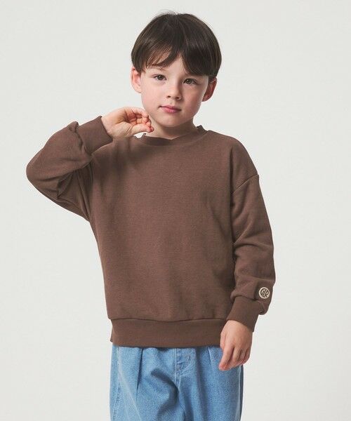 green label relaxing / グリーンレーベル リラクシング スウェット | 【WEB限定】裏毛 クルーネック プルオーバー / スウェット / トレーナー / キッズ 100cm-160cm | 詳細15