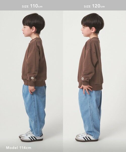green label relaxing / グリーンレーベル リラクシング スウェット | 【WEB限定】裏毛 クルーネック プルオーバー / スウェット / トレーナー / キッズ 100cm-160cm | 詳細18