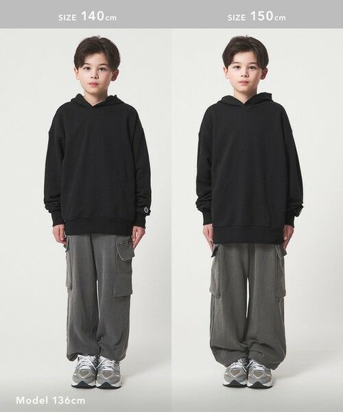 green label relaxing / グリーンレーベル リラクシング パーカー | 【WEB限定】裏毛 フード プルオーバー / スウェット / トレーナー / キッズ 100cm-160cm | 詳細3