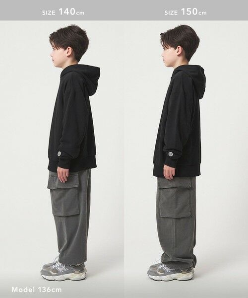 green label relaxing / グリーンレーベル リラクシング パーカー | 【WEB限定】裏毛 フード プルオーバー / スウェット / トレーナー / キッズ 100cm-160cm | 詳細4