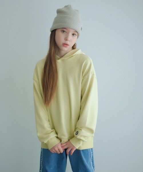 green label relaxing/グリーンレーベル リラクシング 【WEB限定】裏毛 フード プルオーバー / スウェット / トレーナー / キッズ 100cm-160cm CREAM 110cm green label relaxing/グリーンレーベル リラクシング 【WEB限定】裏毛 フード プルオーバー / スウェット / トレーナー / キッズ 100cm-160cm CREAM 110cm