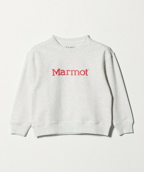 green label relaxing/グリーンレーベル リラクシング 【別注】<Marmot>スウェット / トレーナー / キッズ 120cm-130cm LT. GRAY 120cm