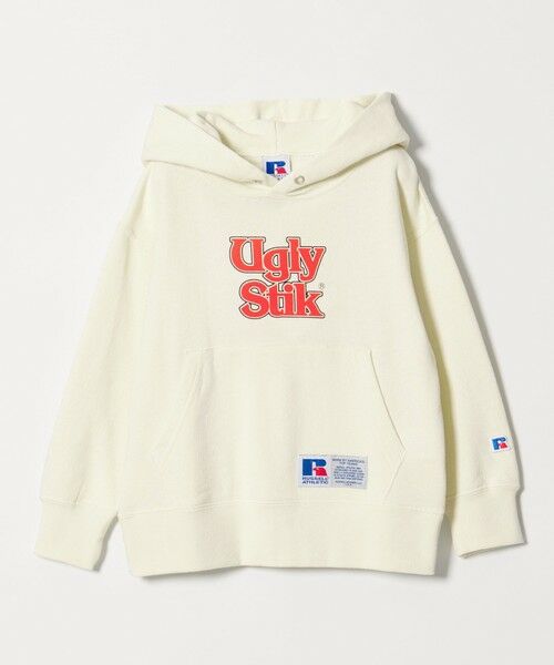 green label relaxing / グリーンレーベル リラクシング パーカー | 【別注】＜RUSSELL ATHLETIC＞アグリースティック フーディー / パーカー / キッズ  110cm-130cm | 詳細3
