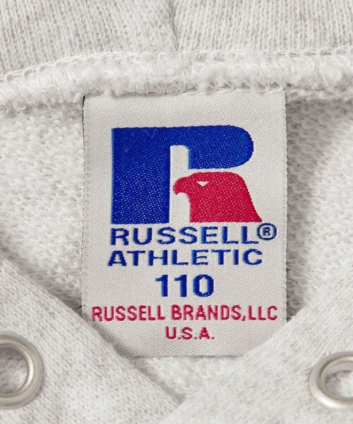 green label relaxing / グリーンレーベル リラクシング パーカー | 【別注】＜RUSSELL ATHLETIC＞アグリースティック フーディー / パーカー / キッズ  110cm-130cm | 詳細13