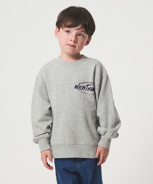 green label relaxing / グリーンレーベル リラクシング スウェット | 【別注】＜WILD THINGS＞ロゴスウェット /トレーナー / キッズ 110cm-130cm | 詳細6