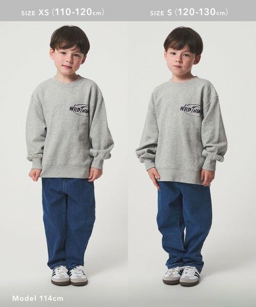 green label relaxing / グリーンレーベル リラクシング スウェット | 【別注】＜WILD THINGS＞ロゴスウェット /トレーナー / キッズ 110cm-130cm | 詳細8