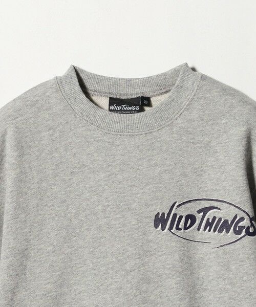 green label relaxing / グリーンレーベル リラクシング スウェット | 【別注】＜WILD THINGS＞ロゴスウェット /トレーナー / キッズ 110cm-130cm | 詳細12