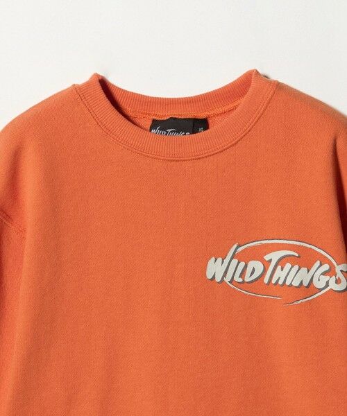 green label relaxing / グリーンレーベル リラクシング スウェット | 【別注】＜WILD THINGS＞ロゴスウェット /トレーナー / キッズ 110cm-130cm | 詳細23