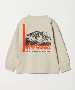 green label relaxing / グリーンレーベル リラクシング カットソー | ＜WILD THINGS＞プリント ロングTシャツ / キッズ 110cm-130cm