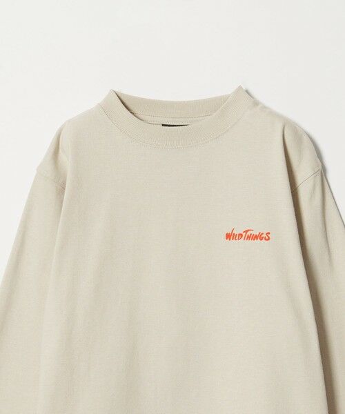 green label relaxing / グリーンレーベル リラクシング カットソー | ＜WILD THINGS＞プリント ロングTシャツ / キッズ 110cm-130cm | 詳細7