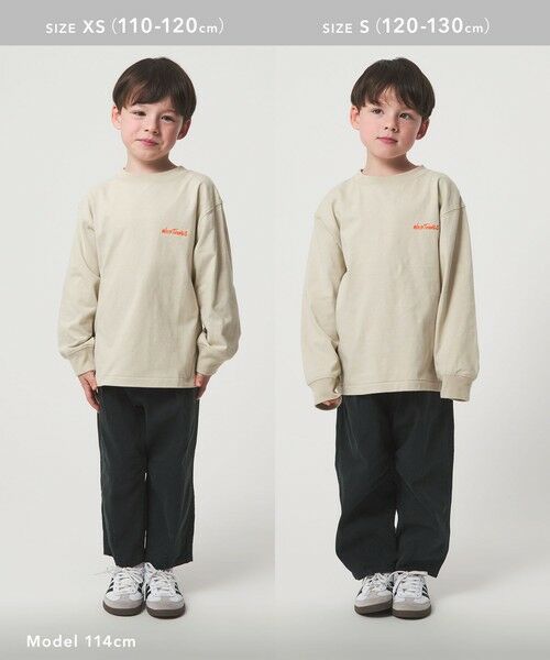 green label relaxing / グリーンレーベル リラクシング カットソー | ＜WILD THINGS＞プリント ロングTシャツ / キッズ 110cm-130cm | 詳細3