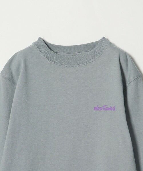 green label relaxing / グリーンレーベル リラクシング カットソー | ＜WILD THINGS＞プリント ロングTシャツ / キッズ 110cm-130cm | 詳細10