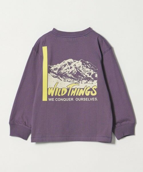 green label relaxing / グリーンレーベル リラクシング カットソー | ＜WILD THINGS＞プリント ロングTシャツ / キッズ 110cm-130cm | 詳細15