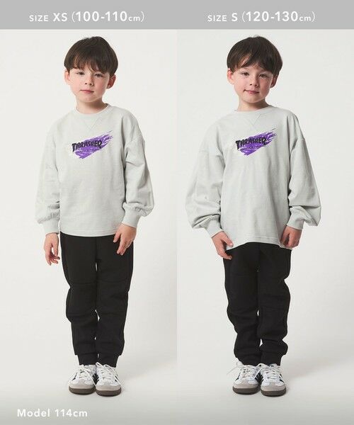 green label relaxing / グリーンレーベル リラクシング スウェット | 【別注】＜THRASHER＞プリントスウェット / トレーナー / キッズ  100cm-130cm | 詳細16