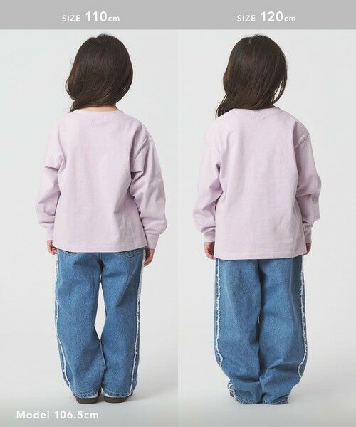 green label relaxing / グリーンレーベル リラクシング スウェット | 【別注】<Disney>キャラクター 長袖スウェット / キッズ 100cm-130cm | 詳細10