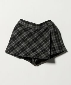 green label relaxing / グリーンレーベル リラクシング その他パンツ | チェック ラップキュロット（ブラック） / キッズ  100cm-160cm