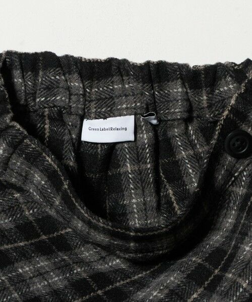 green label relaxing / グリーンレーベル リラクシング その他パンツ | チェック ラップキュロット(ブラック) / キッズ 100cm-160cm | 詳細15