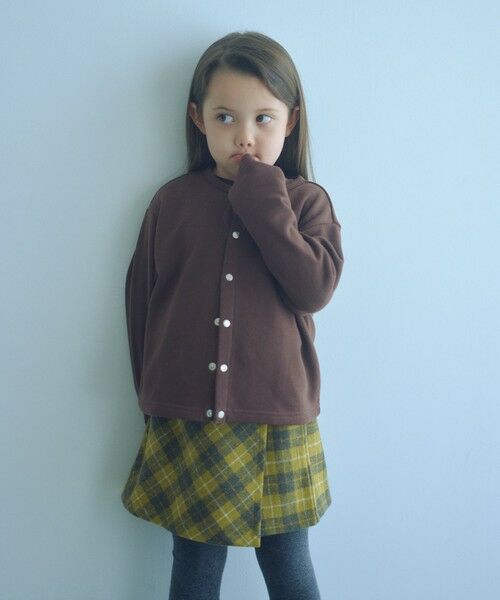 green label relaxing / グリーンレーベル リラクシング その他パンツ | チェック ラップキュロット(イエロー) / キッズ 100cm-160cm | 詳細2