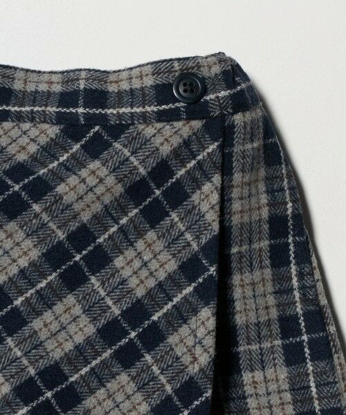 green label relaxing / グリーンレーベル リラクシング その他パンツ | チェック ラップキュロット（ネイビー） / キッズ  100cm-160cm | 詳細15