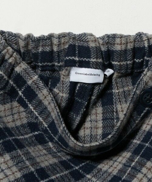 green label relaxing / グリーンレーベル リラクシング その他パンツ | チェック ラップキュロット（ネイビー） / キッズ  100cm-160cm | 詳細17