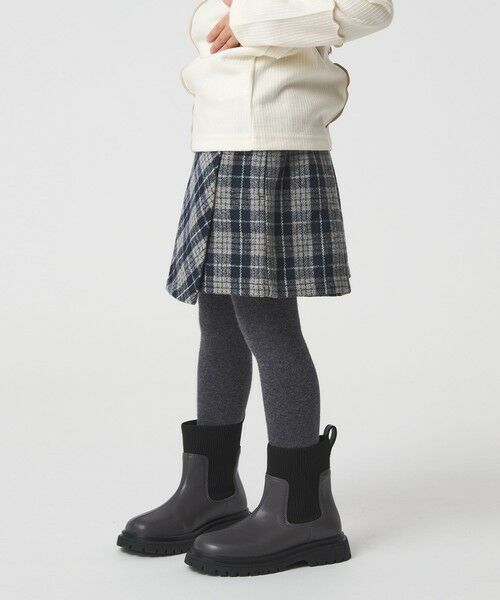 green label relaxing / グリーンレーベル リラクシング その他パンツ | チェック ラップキュロット（ネイビー） / キッズ  100cm-160cm | 詳細3