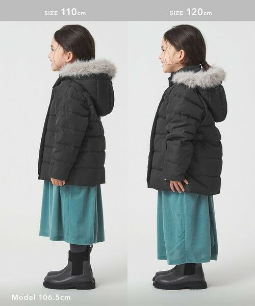 green label relaxing / グリーンレーベル リラクシング その他アウター | GIRLSダウンコート / キッズ 100cm-130cm | 詳細7