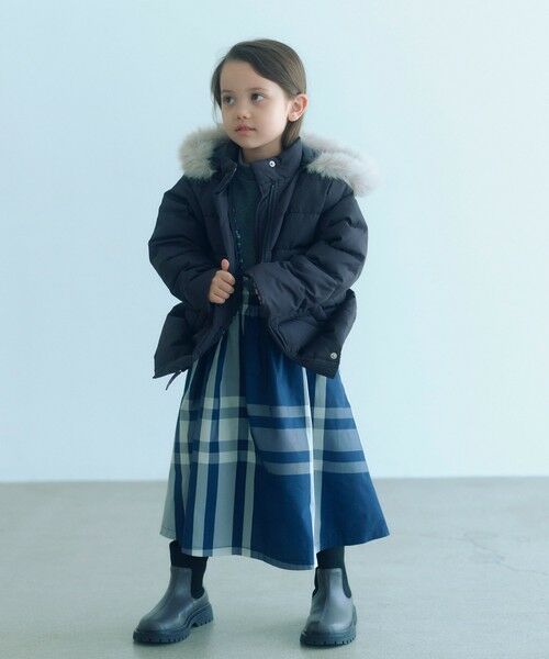 green label relaxing / グリーンレーベル リラクシング その他アウター | GIRLSダウンコート / キッズ 100cm-130cm | 詳細3