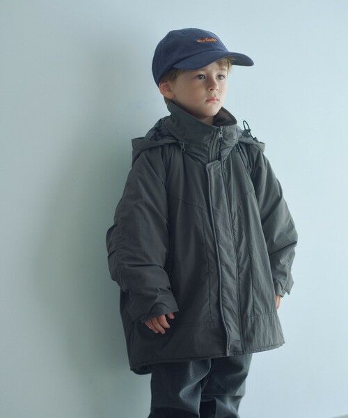 green label relaxing/グリーンレーベル リラクシング 【別注】<WILD THINGS>ショート モンスターパーカー / キッズ 110cm-130cm DK. GRAY 110cm-120cm(XS) green label relaxing/グリーンレーベル リラクシング 【別注】<WILD THINGS>ショート モンスターパーカー / キッズ 110cm-130cm DK. GRAY 110cm-120cm(XS)