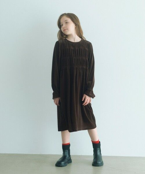 green label relaxing / グリーンレーベル リラクシング ブーツ（ロング丈） | ストレッチ リブ ショートブーツ / キッズ  17cm-23cm | 詳細3