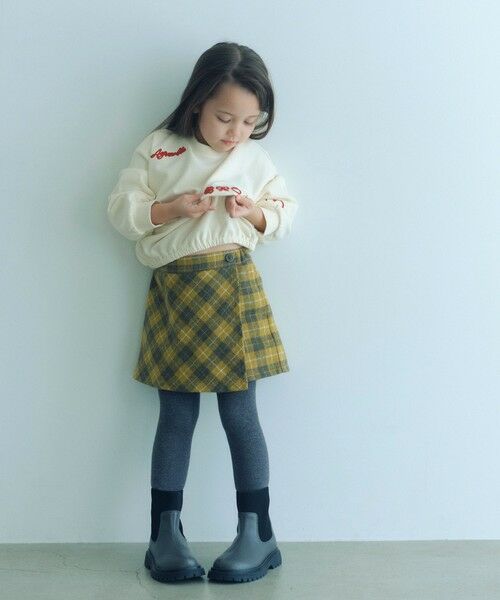 green label relaxing / グリーンレーベル リラクシング ブーツ（ロング丈） | ストレッチ リブ ショートブーツ / キッズ  17cm-23cm | 詳細7