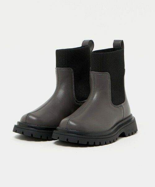 green label relaxing / グリーンレーベル リラクシング ブーツ（ロング丈） | ストレッチ リブ ショートブーツ / キッズ  17cm-23cm | 詳細12